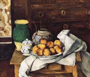 Paul Cezanne of still life with fruit Sweden oil painting reproduction